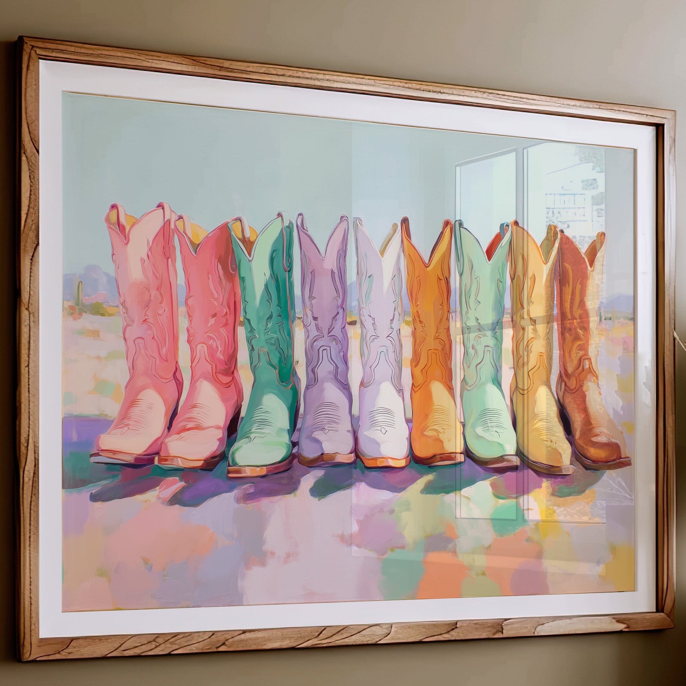 A Line of Colorful Journeys