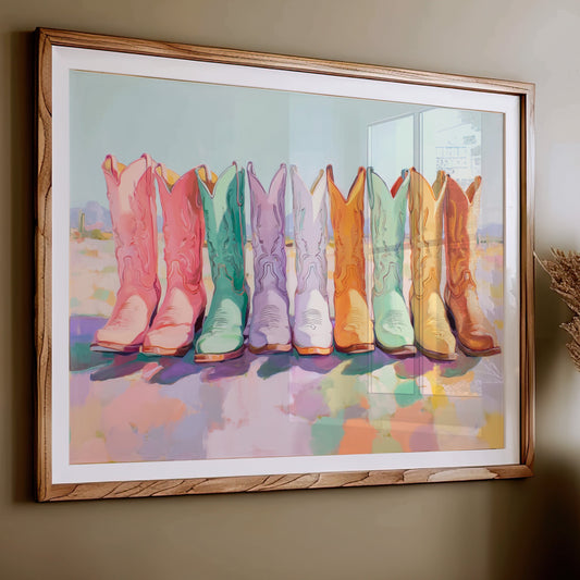 A Line of Colorful Journeys