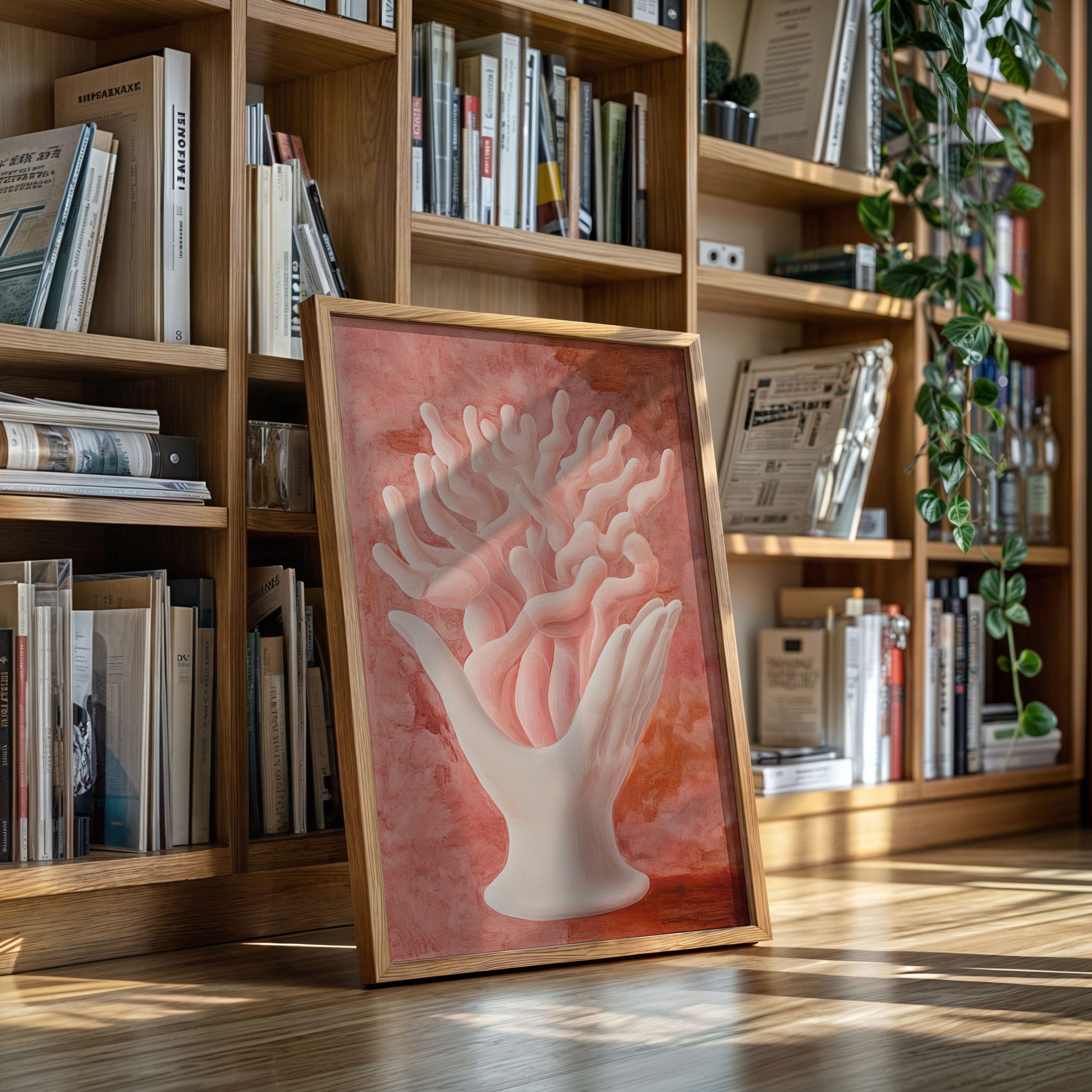 Coral Dreams In Porcelain Light