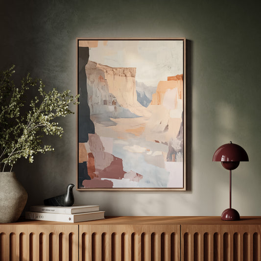 Canyon Light: Abstract Southwest Landscape