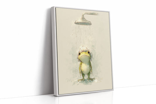 Reluctant Shower Toad's Morning Ritual