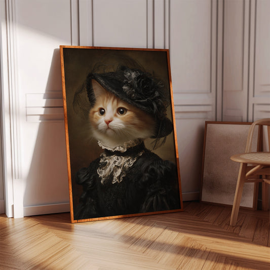 A Feline's Timeless Elegance