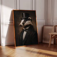 Dapper Badger in Formal Attire