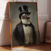 Dapper Penguin in Formal Attire