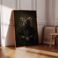Elegant Rodent in Victorian Attire