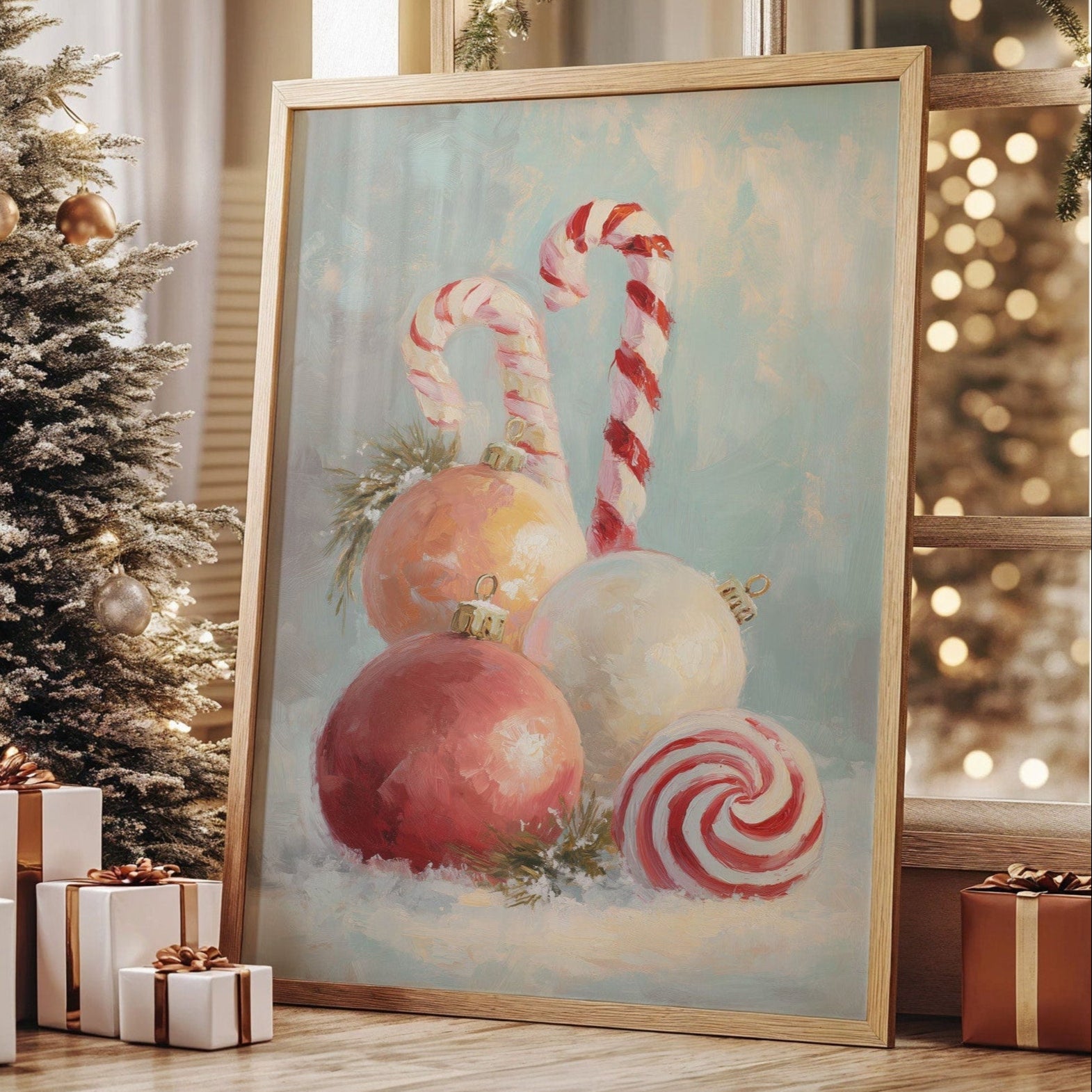 Peppermint Dreams In Morning Light