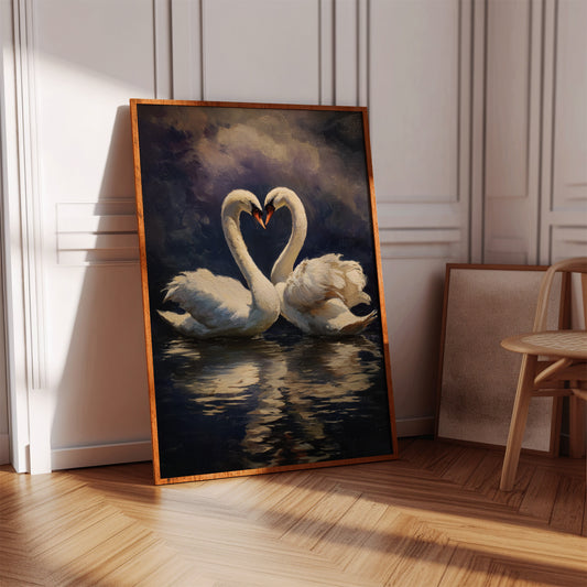Hearts Entwined in Still Waters