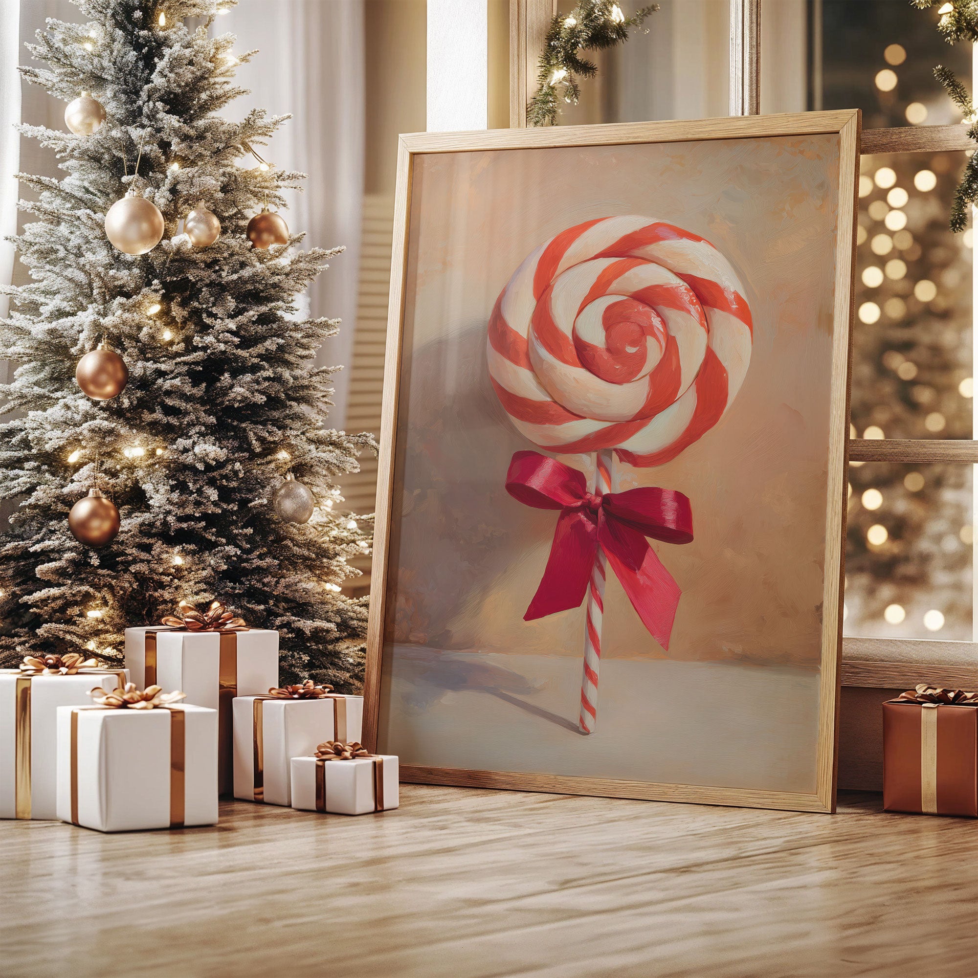 Peppermint Dreams On Christmas Morning