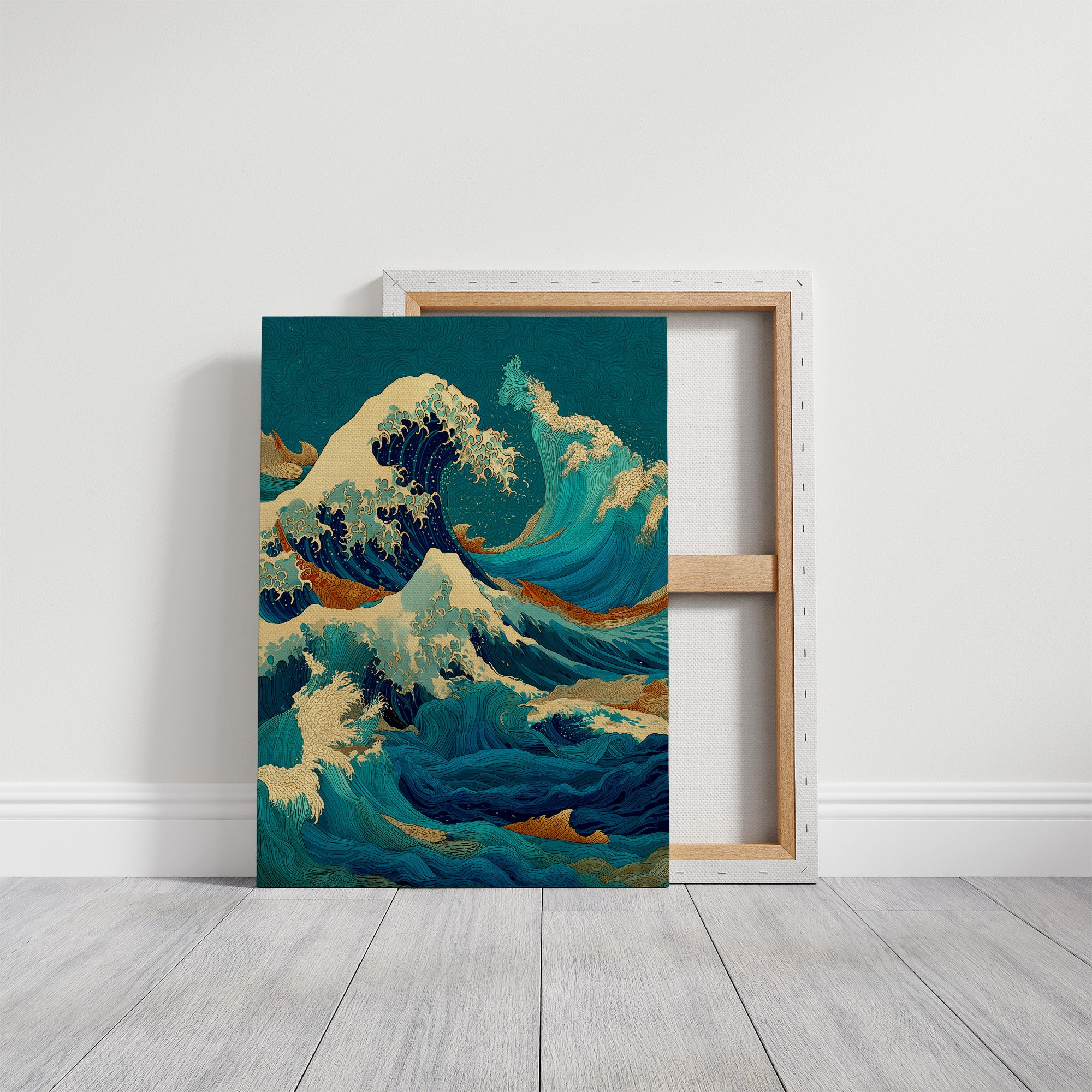 Ocean Swirls Dance With Golden Light