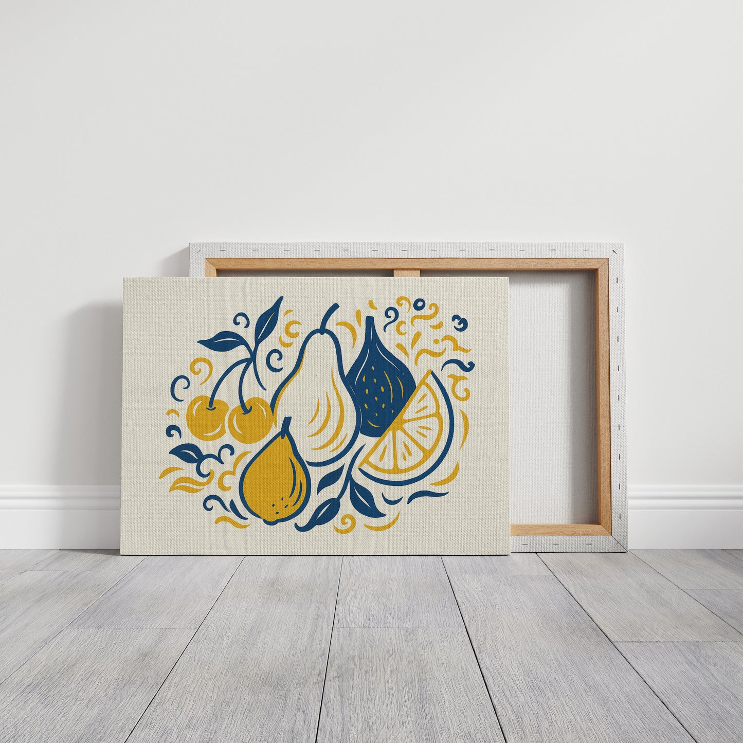 Mediterranean Kitchen Dances In Blue