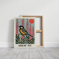 Great Tit and Fireweed Sun