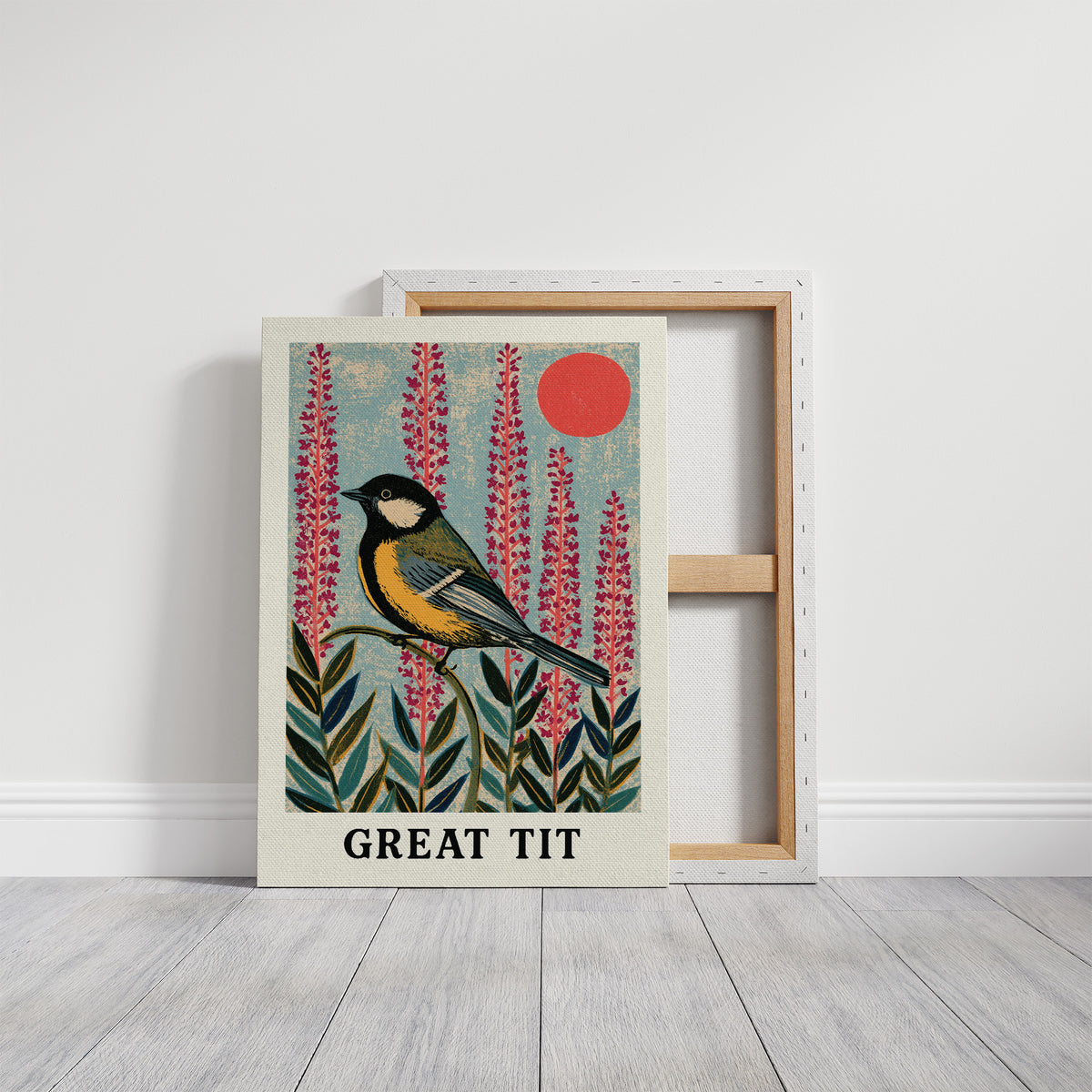 Great Tit and Fireweed Sun