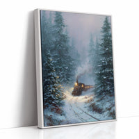 Winter's Passage: Iron Journey Through Silent Pines