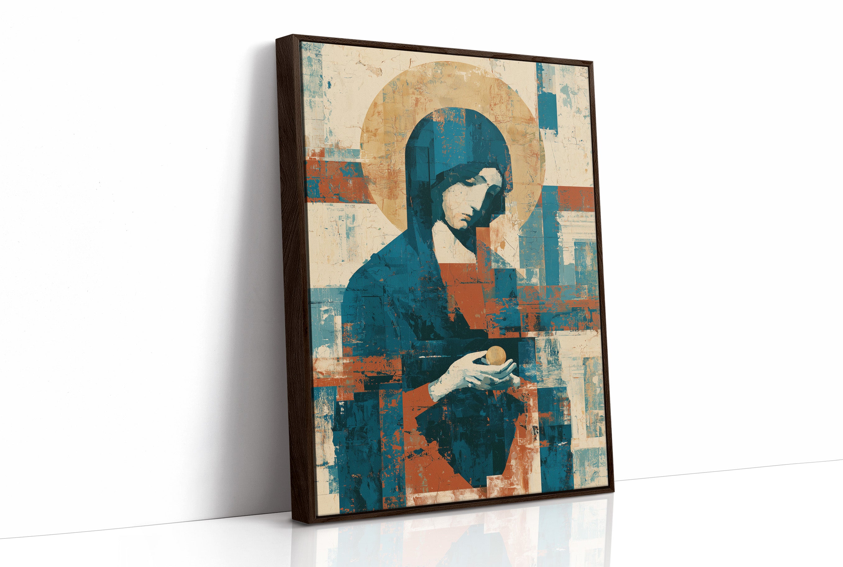 Halo in Blue and Rust
