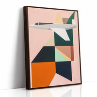 Geometric Flight Through Pastel Skies