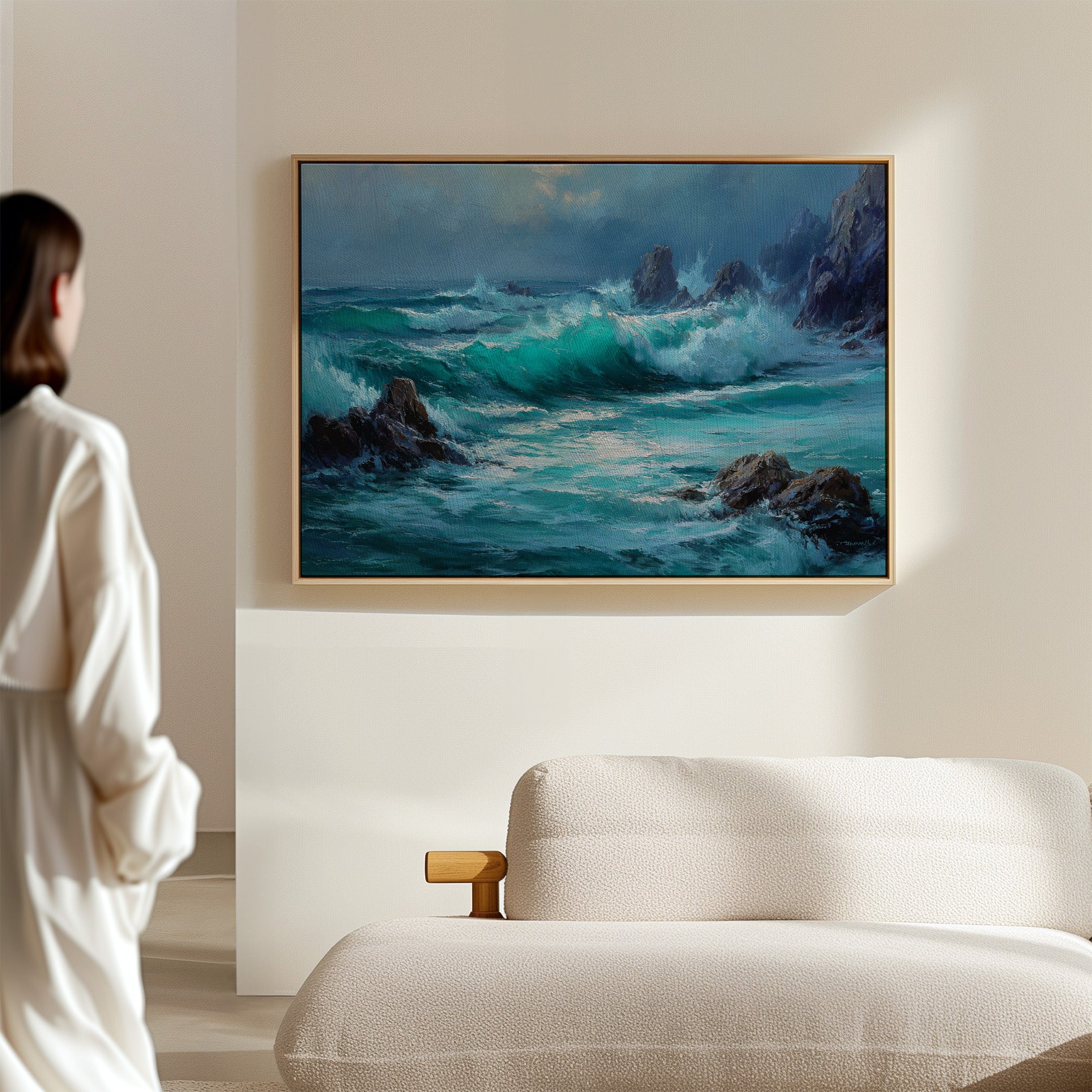Ocean Symphony In Turquoise Light