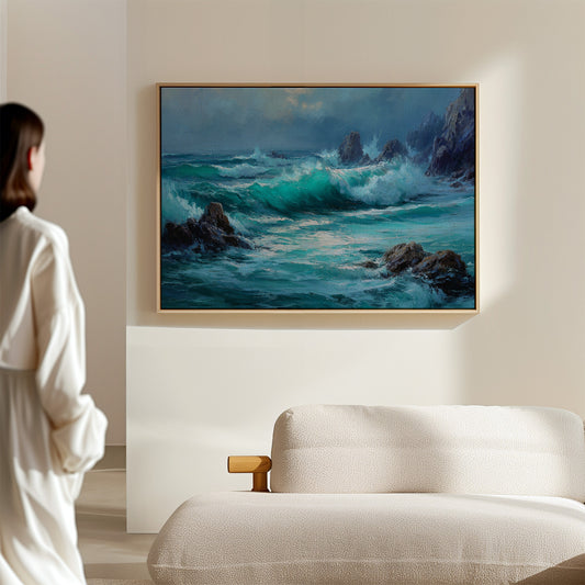 Ocean Symphony In Turquoise Light