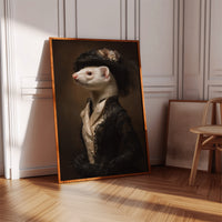 Dapper Ferret in Elegant Attire