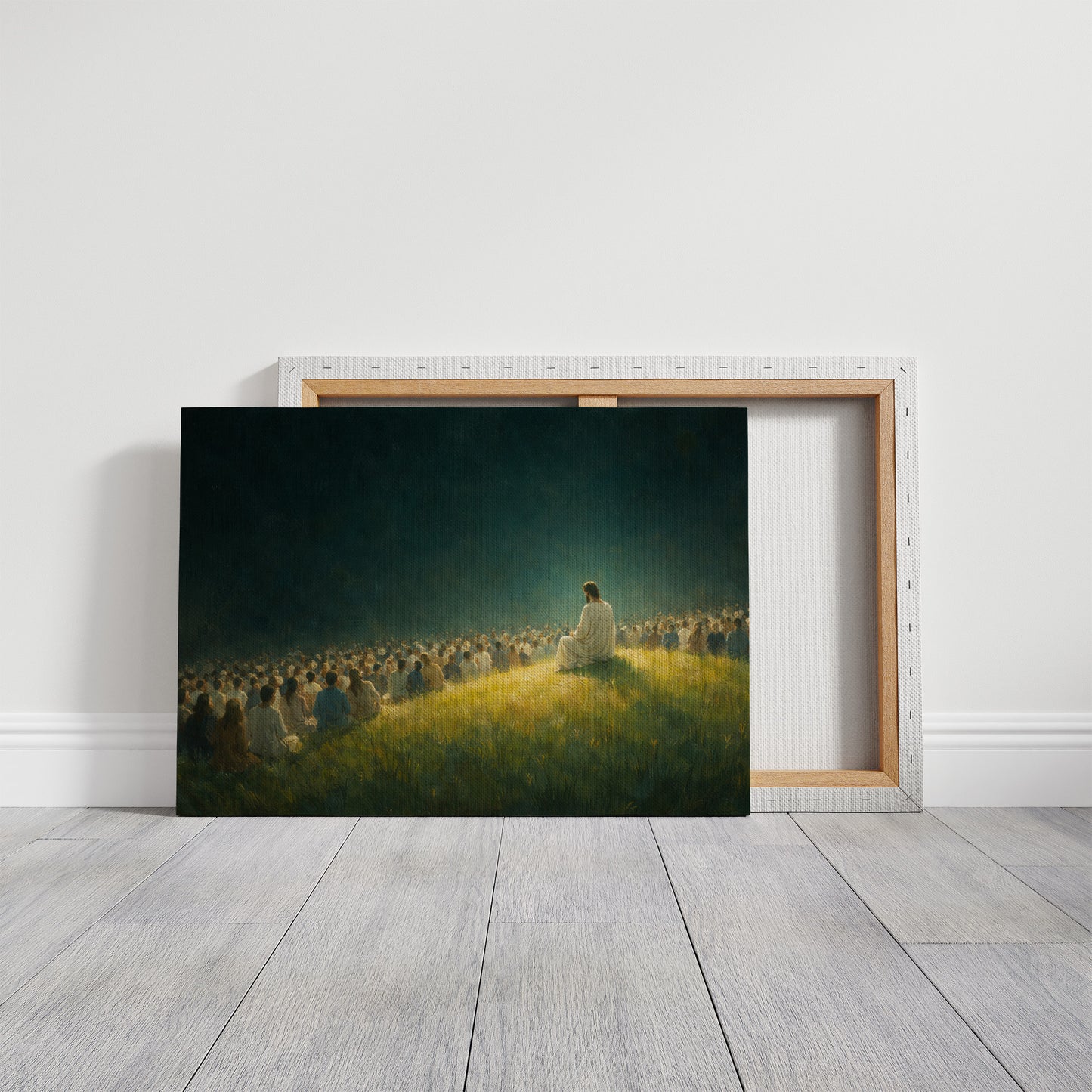 Golden Hillside Gathering at Dusk