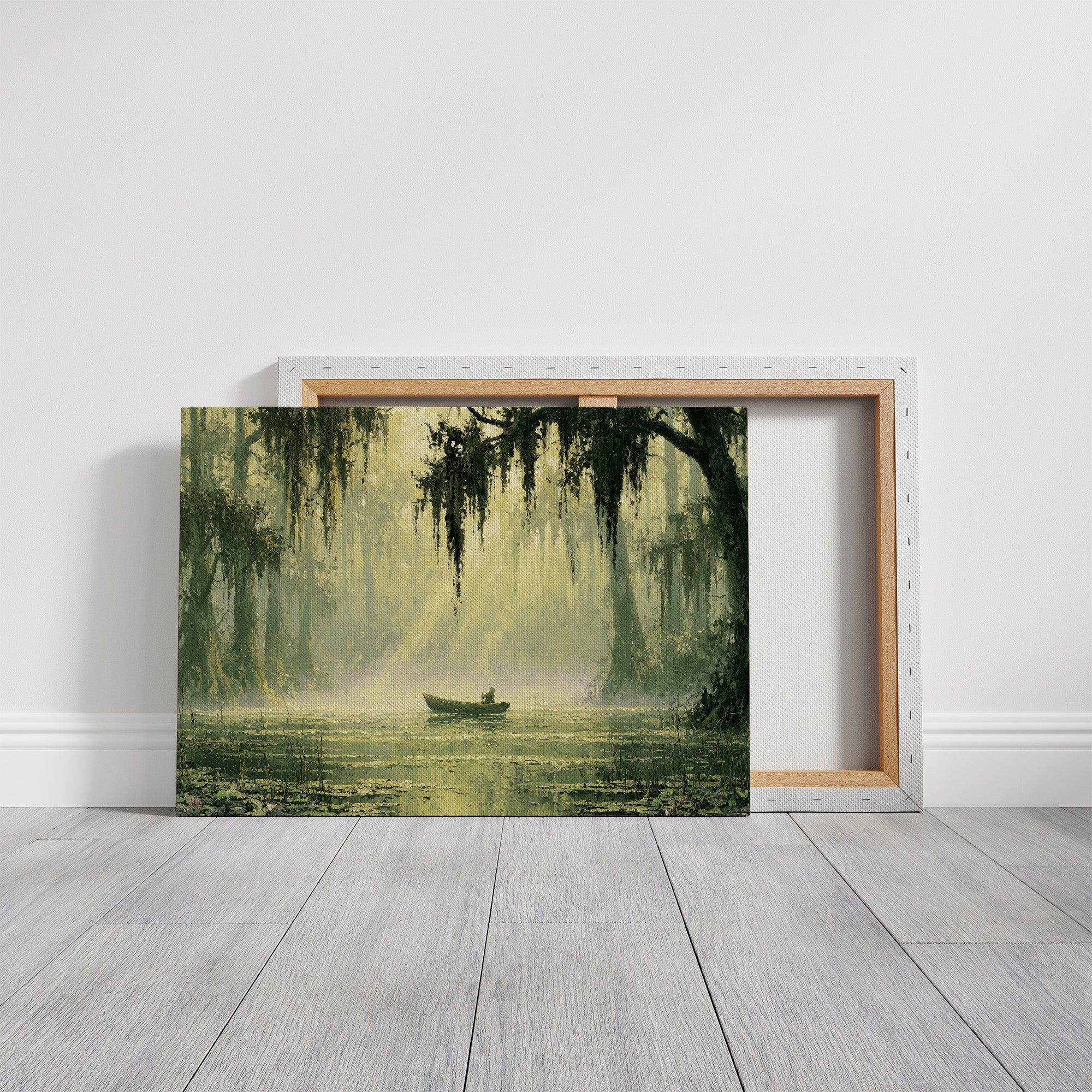 Rowing Through the Green Bayou