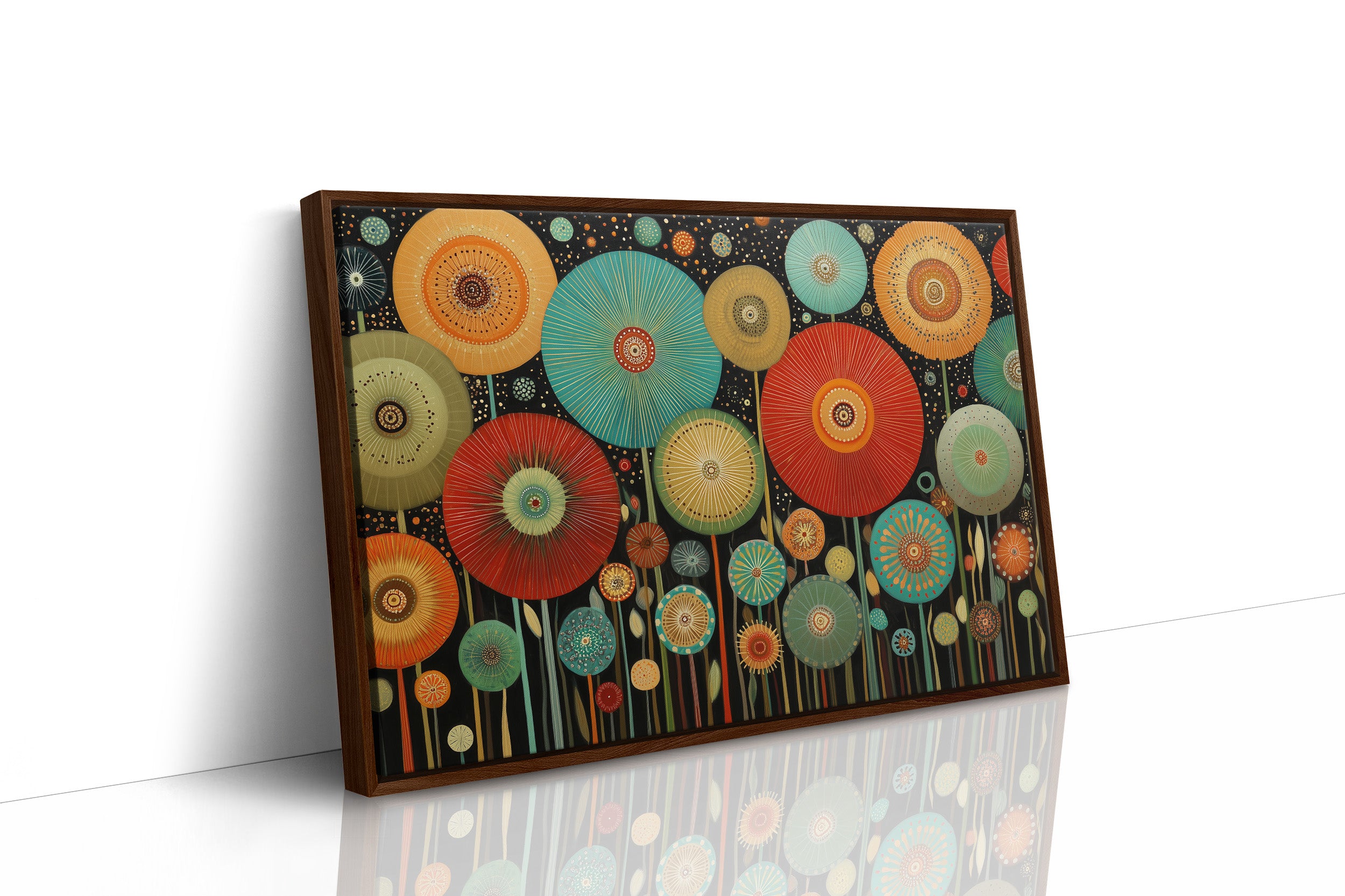 Midnight Garden Blooms In Color