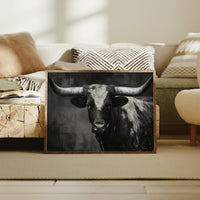 Longhorn Tales At Twilight Hour