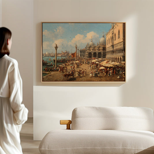 Venetian Market Dances With Time