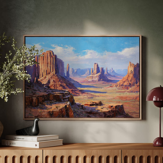 Monoliths Dance Under Desert Light