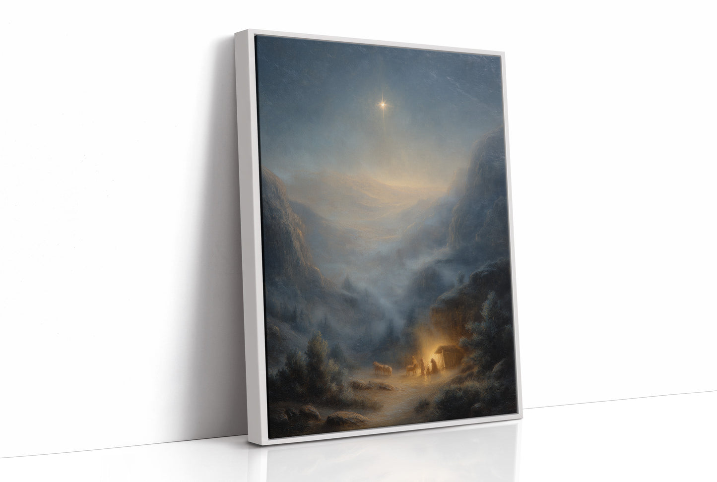 Celestial Beacon Over Mountain Refuge