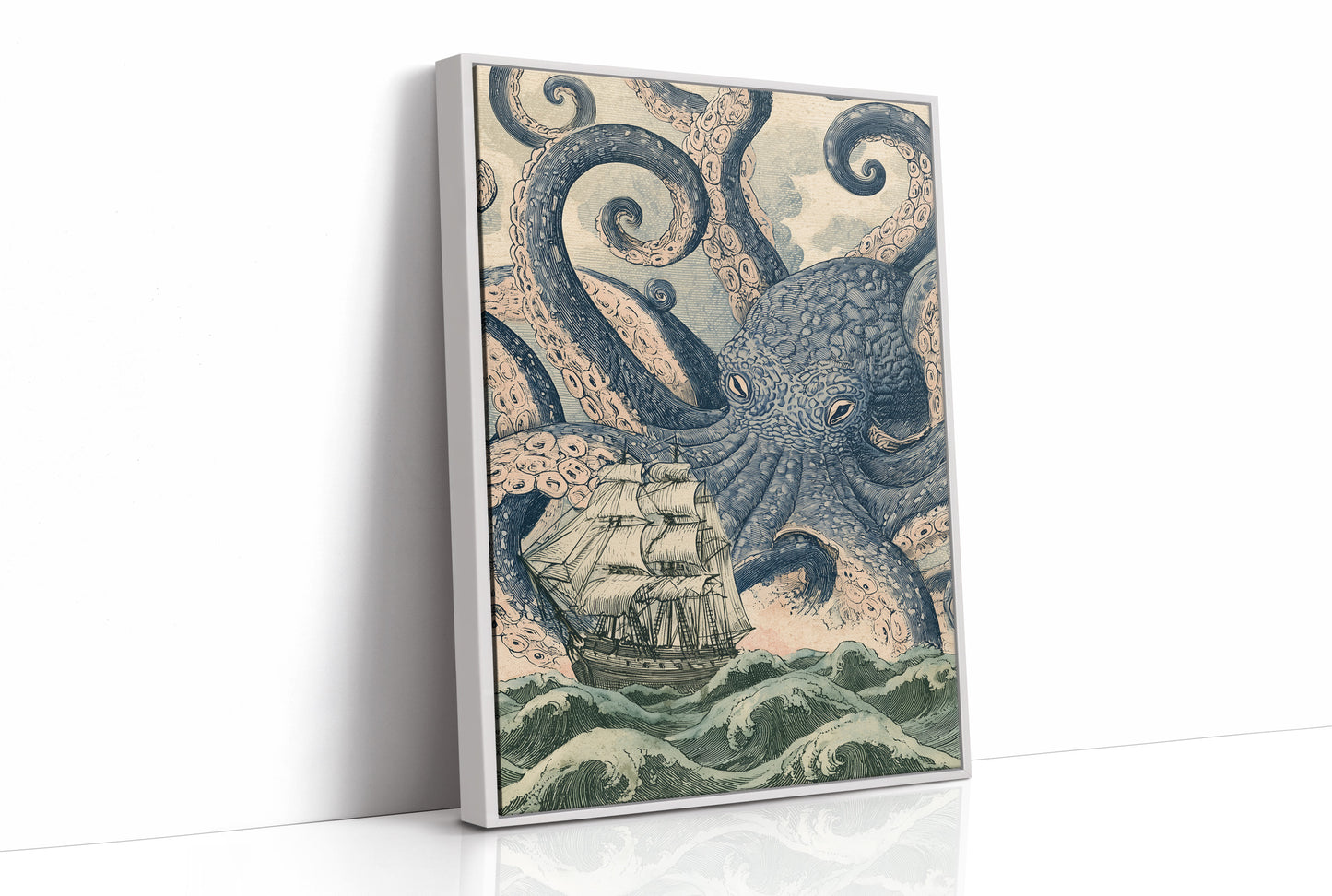 Kraken Versus Tall Ship