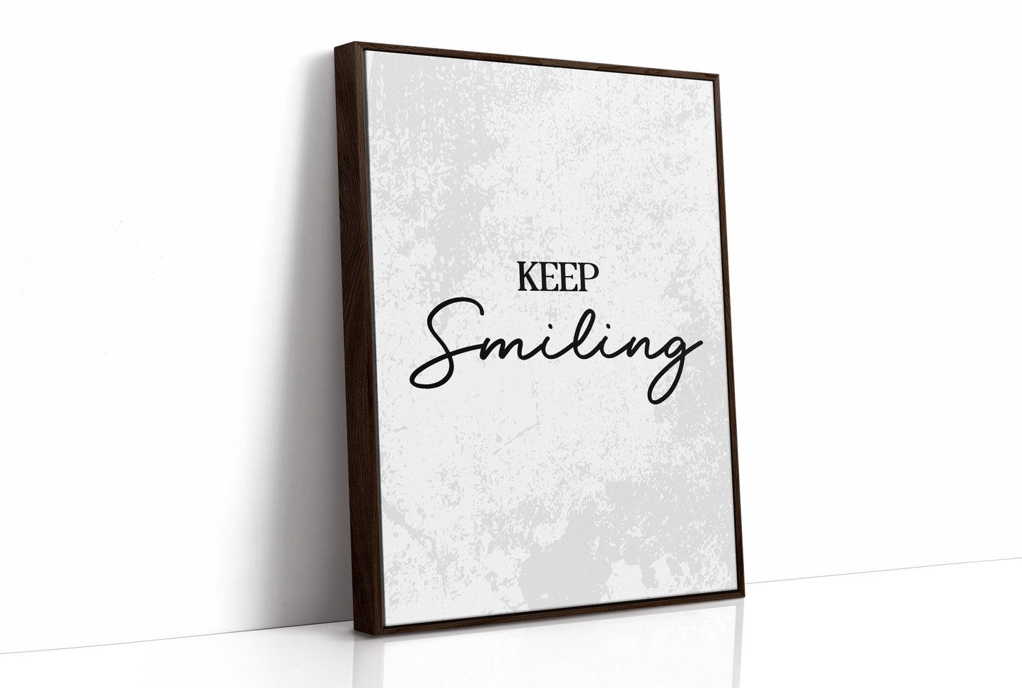 Keep Smiling Script Quote