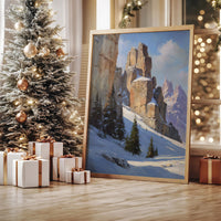 Winter Towers Pierce Azure Skies