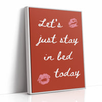 Lazy Sunday Wears Pink Kisses