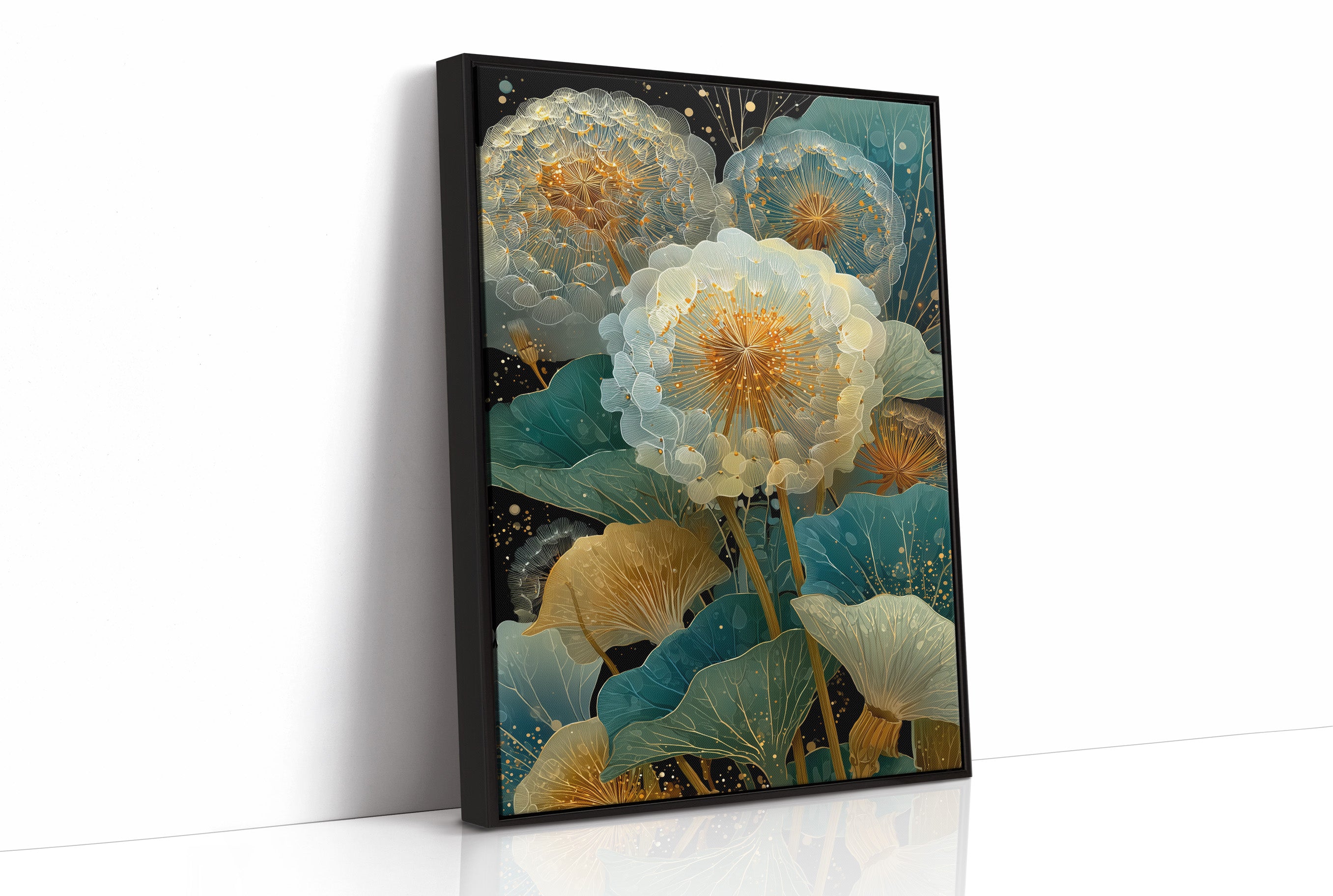 Wishes Written in Gold and Teal