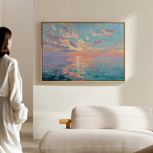 Ocean Light Paints The Morning Sky