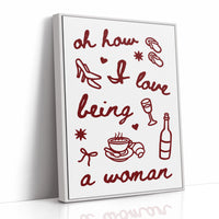 Sweet Moments In Burgundy Lines