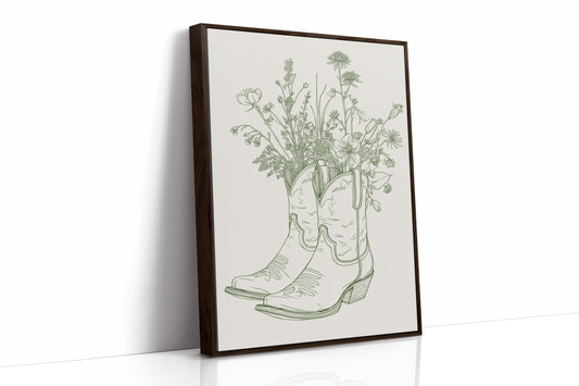 Wildflowers Dance In Leather Boots