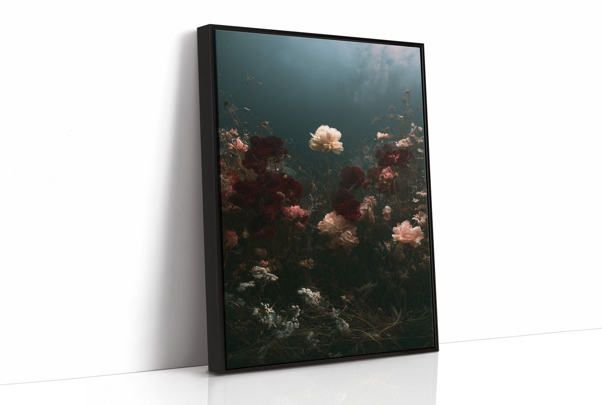 One Peony Rises From the Fog