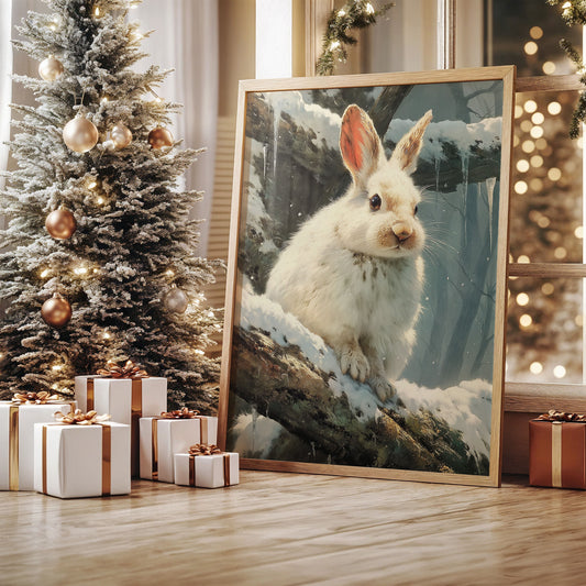 Snow Hare Brings Winter Magic