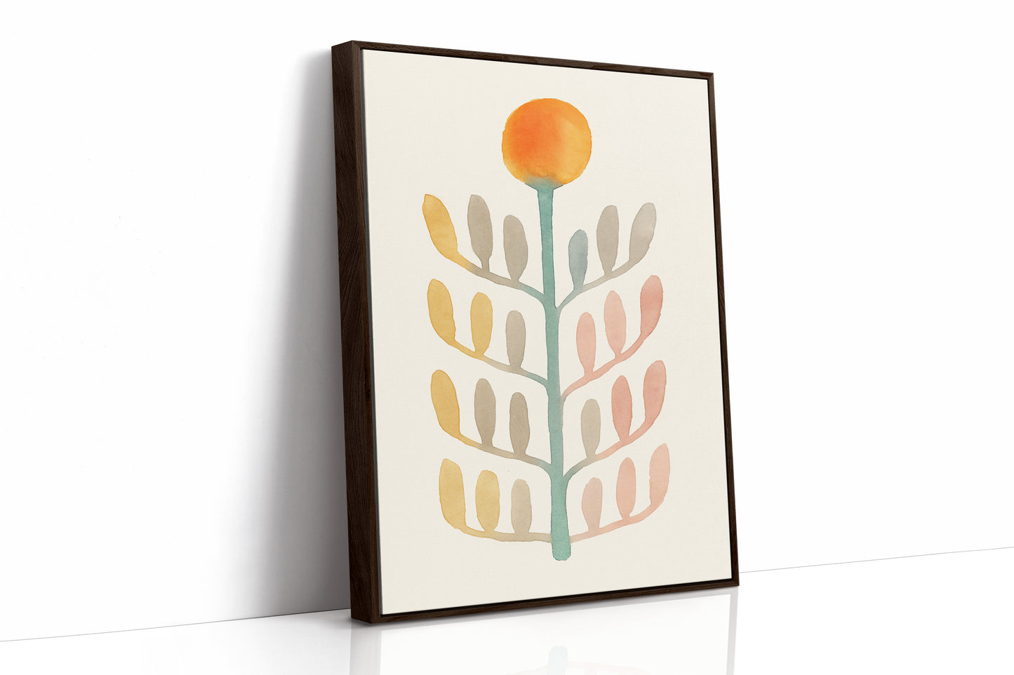 Morning Sun Grows Pastel Leaves