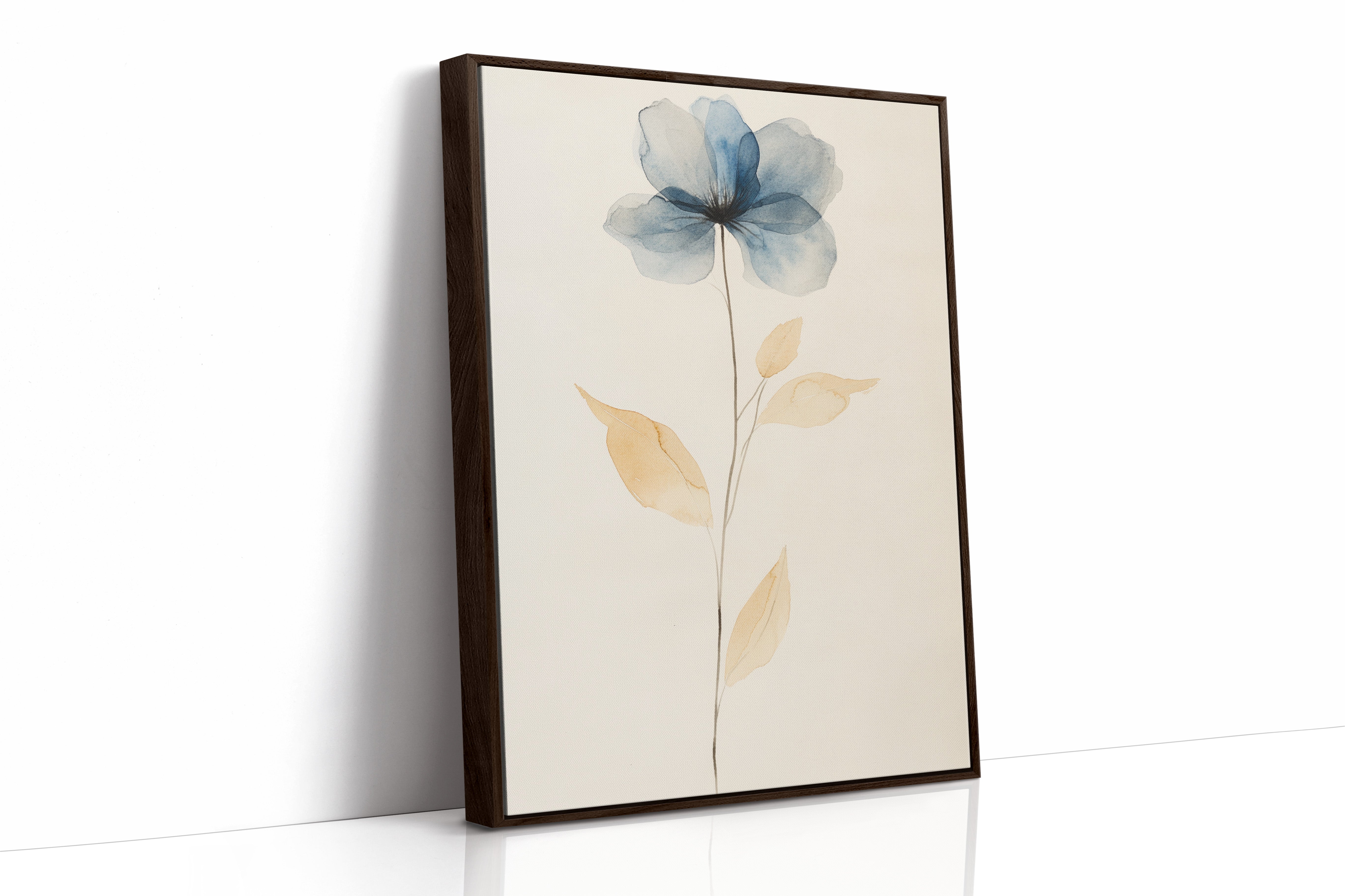Blue Petals Dance With Morning Light