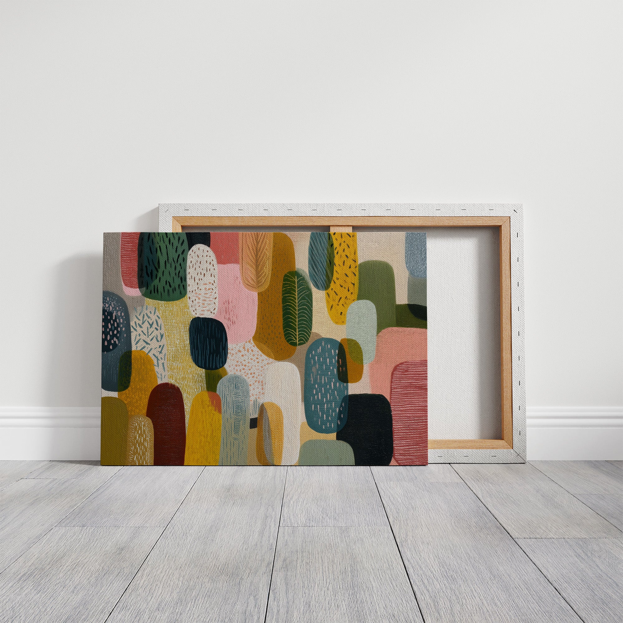Layered Forms in Warm Light