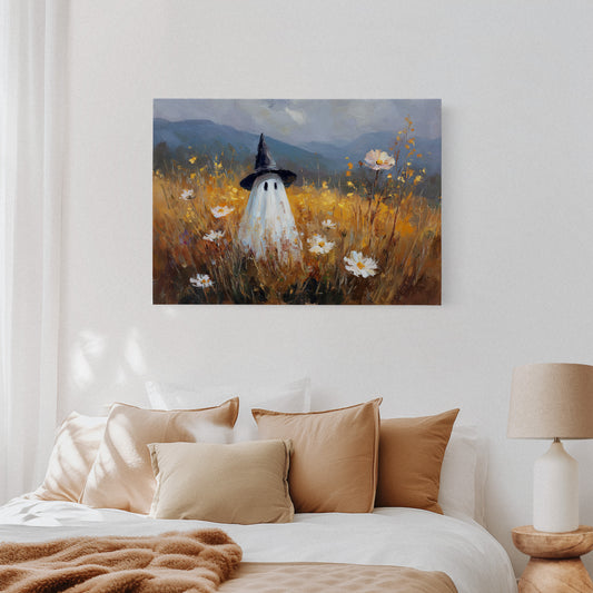 A Ghost Among Golden Blooms