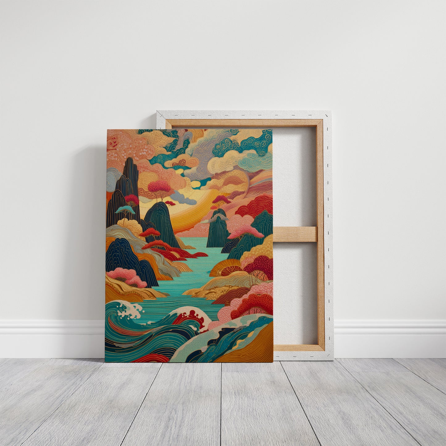 Ocean Dreams Paint Mountain Peaks