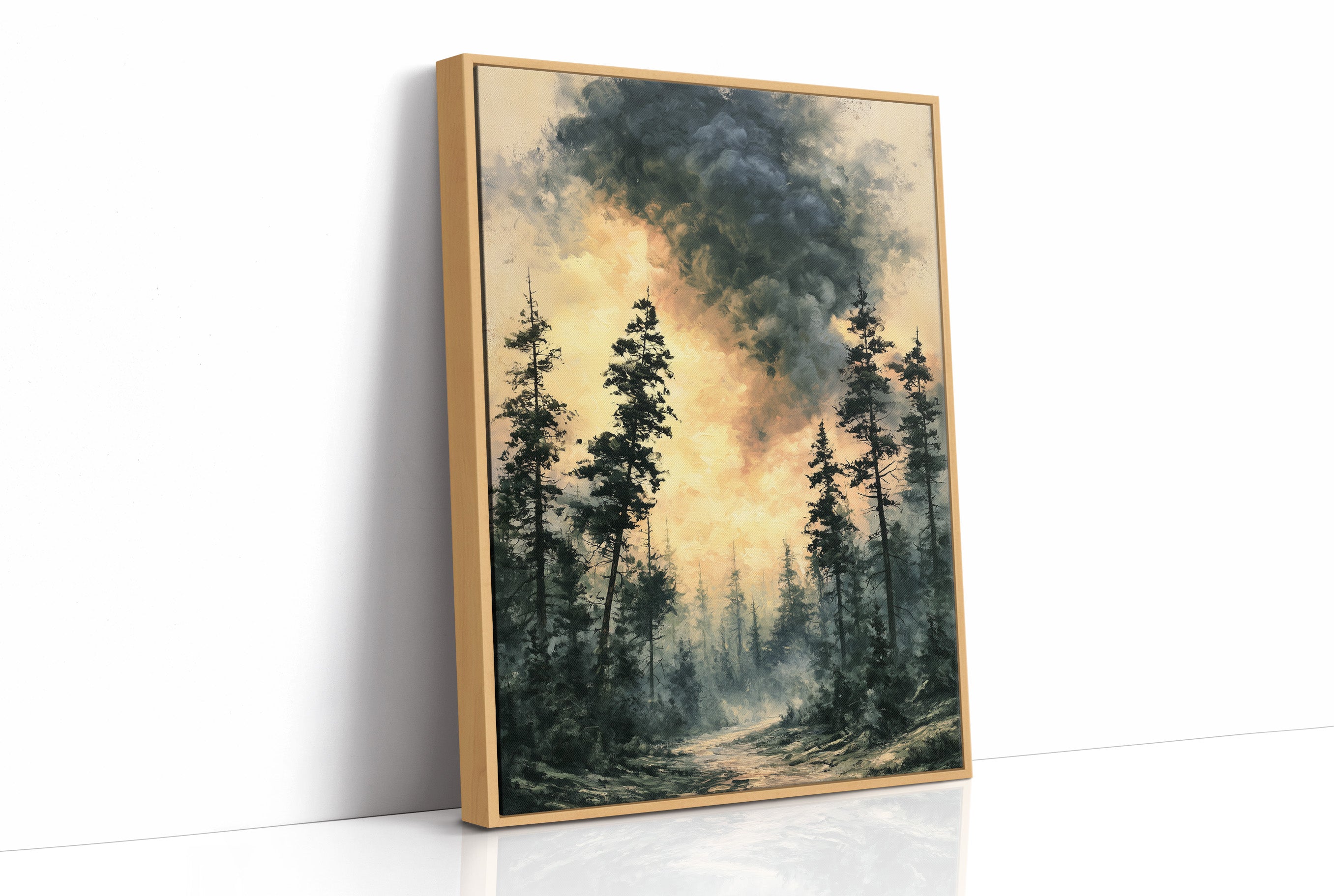 Golden Path Through the Storm Pines