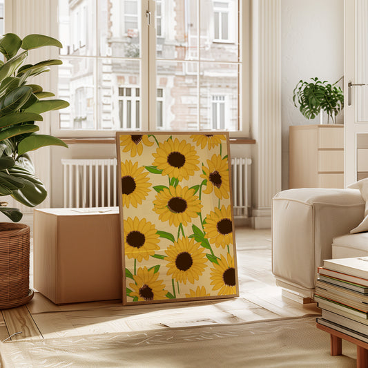 Yellow Petals Chase Summer Light