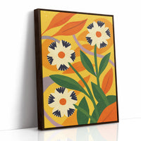 Cactus Meets Sunflower Folk Art