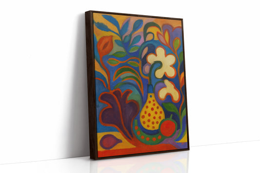 Tropical Garden Sings In Blue