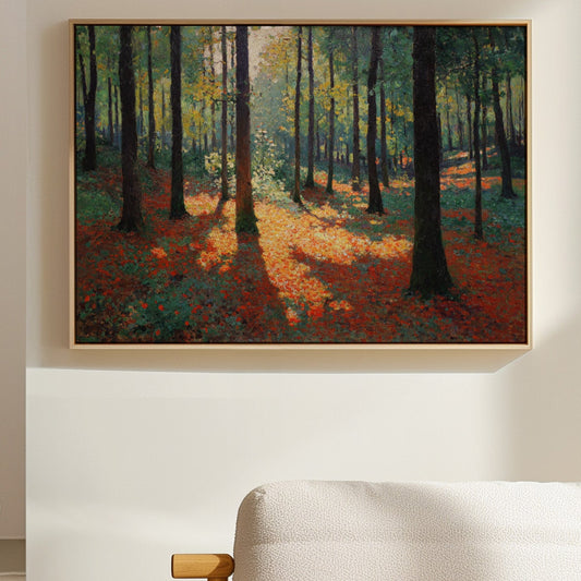 Autumn Light Dances Through Trees
