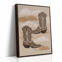 Boots Tell Tales Of Prairie Wind